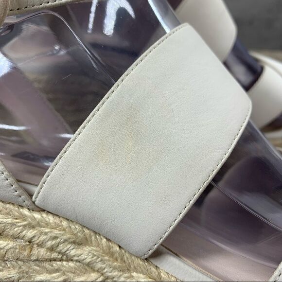 Nine West~Women’s~”Kushala”~Ivory~Wedge Sandals~Size 8M  - Picture 3 of 11